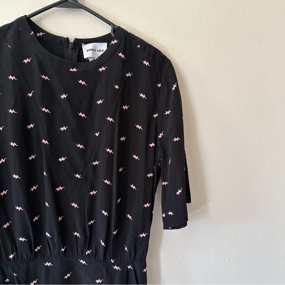 Bimba Y Lola Lightening Print Dress